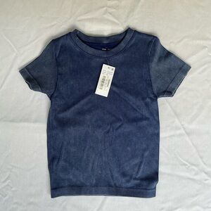 Moa Moa . Ribbed Short Sleeve Tee . Women’s size S/M . New With Tags